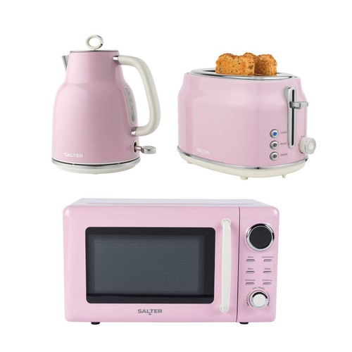 Salter retro pink kettle - retro,