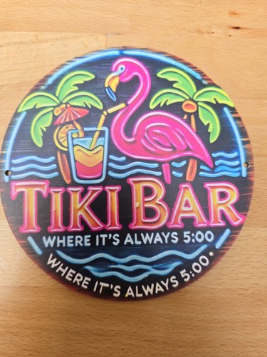 Tiki bar wooden - tiki, sign