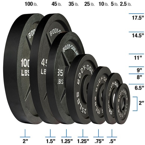Body solid cast iron - iron, olympic