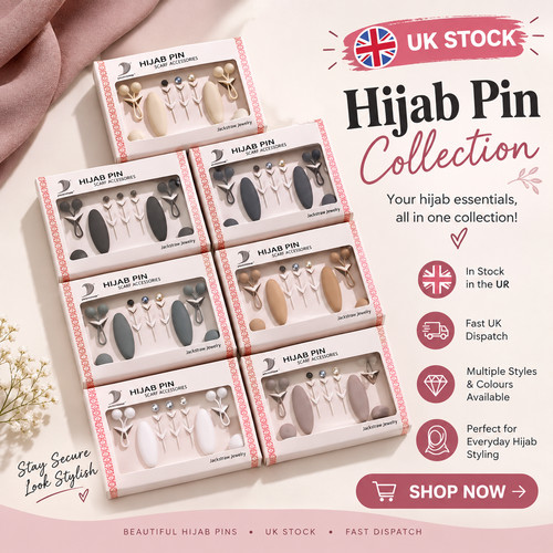 Hijab pins collection set - pins,
