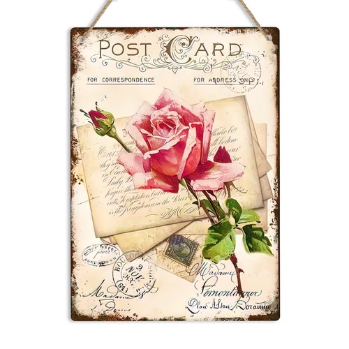 Vintage post card floral - vintage,