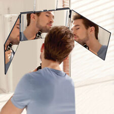 3 Way Mirror 360°Self Cut Led Light Mirror Tri-fold Mirror for Self Hair Cutting