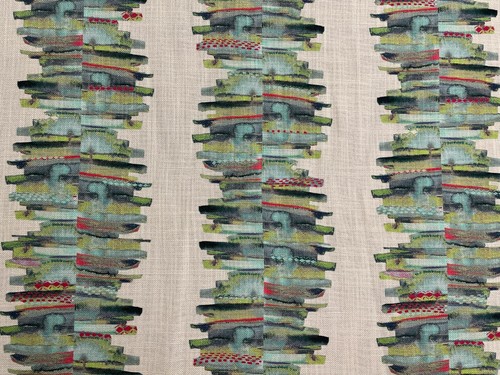 Stacks fabric abstract stripe - ,
