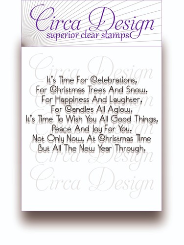 Clear unmounted christmas - clear,