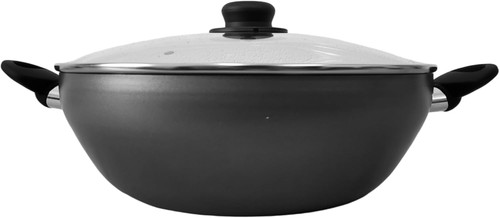 Aluminium 32cm inches wok - aluminium,