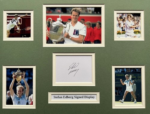 Tennis stefan edberg signed - tennis,