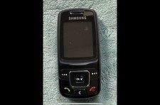 Classic Samsung SGH-C300 Mobile Flip Phone Black (Untested)