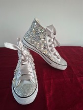 GORGIOUS PAIR OF HIGHLY CUSTOMISED BASEBALL BOOTS IN SIZE 3 EURO 36