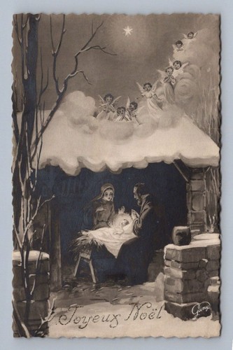 Antique france christmas - france,