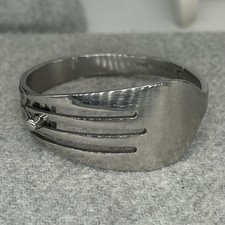 handmade fork bangle bracelet