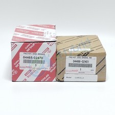 Genuine Toyota Corolla Hybrid Front & Rear Brake Pads 04465-02470 & 04466-02401
