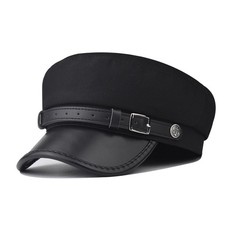 Womens Black Chauffeur Hat