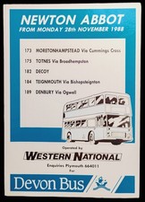 Bus Timetable - Western
