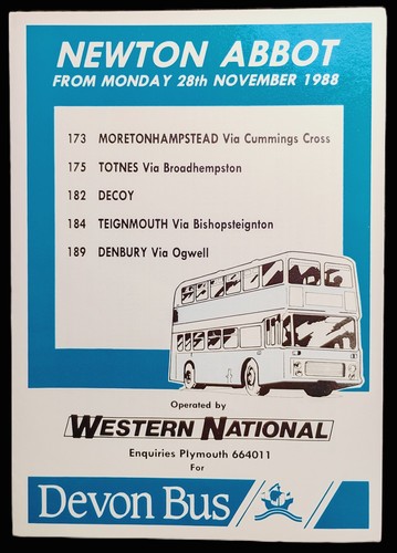 Bus timetable western - timetable,