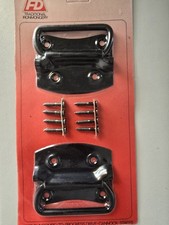 Pair of Heavy Duty Black Steel