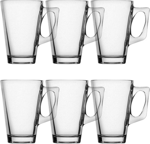 Lattee glasses cappuccino - 6x,