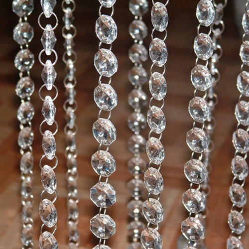 Crystal clear acrylic bead - crystal,