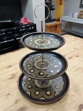Denby ARABESQUE three tier cake stand
