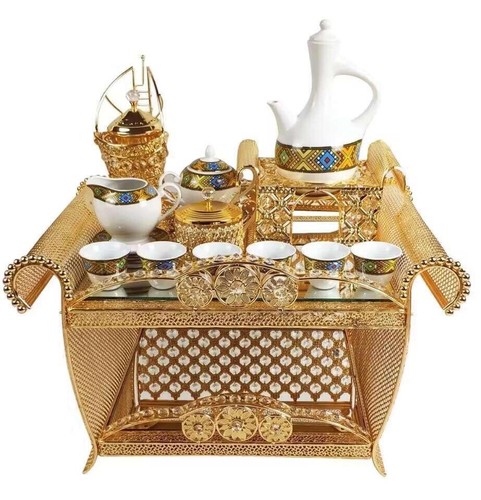 Gold and silver habesha - , coffee