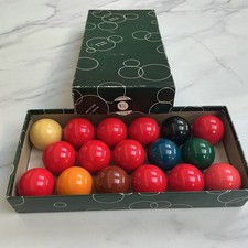 Vintage Aramith snooker balls