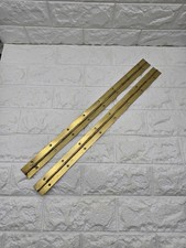 2 Vintage Brass Piano Hinges