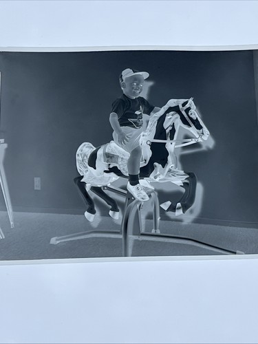 Vintage photo negative - negative, child