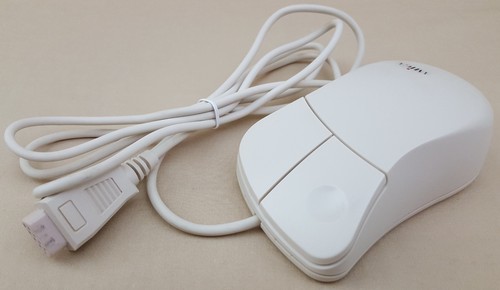 White button 9pin - white, 2-button
