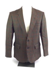 John G Hardy of London Men's Blazer Jacket Check Size 40R