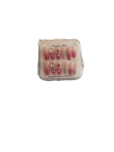 Pink ombre coffin - pink,