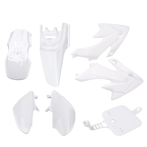 White plastic fender fairing - fender,