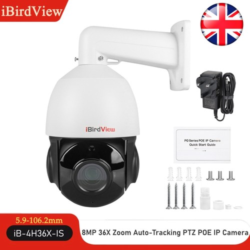 360 8mp poe ptz security - 4k,