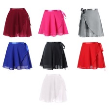 Asymmetric Ballet Wrap Skirt