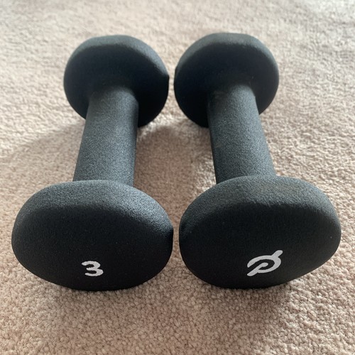 Peloton lbs dumbbells black - peloton, 3