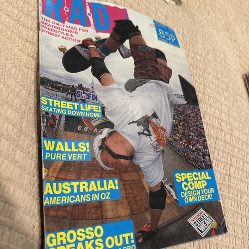 Rad skateboard magazine - rad, issue