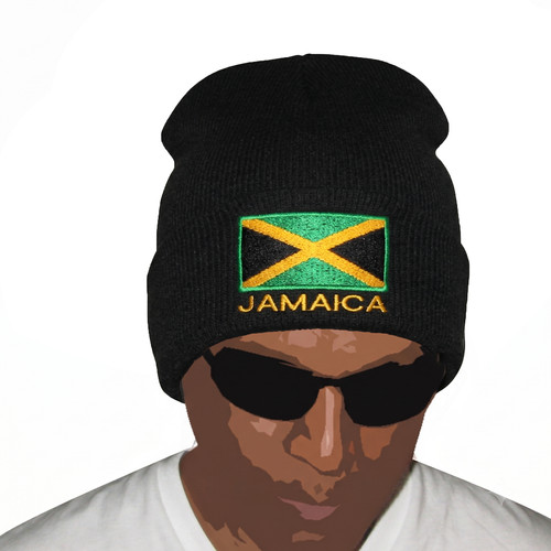 Jamaica flag beanie rasta - jamaica,