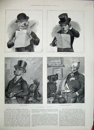 Original old antique - original, print