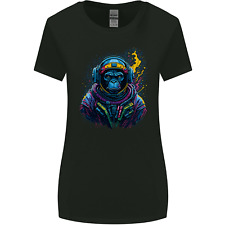 Astro Kong Spaceman Ape Astronaut Womens Wider Cut T-Shirt