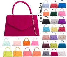 Women's Faux Suede Clutch Bag