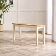 Tenby Solid Wood Cream and Oak