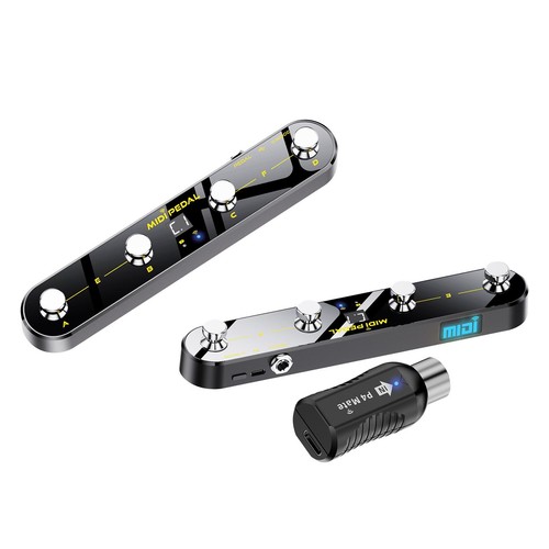 Midi foot controller pedal - foot,