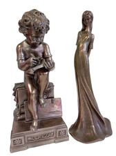 Bronze Look Resin Figurine Bundle by Rosa and Zalmanow 2003/2005 Ornaments used