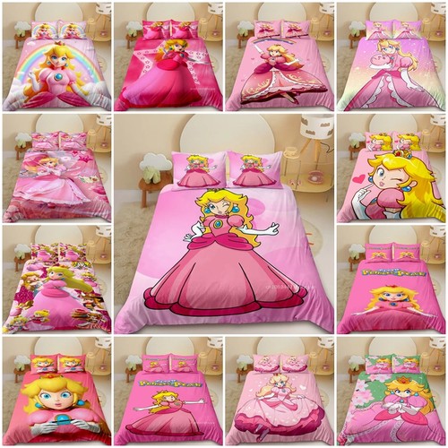 Girls princess peach - princess, duvet