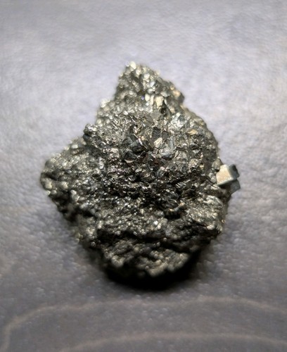 Natural raw pyrite cluster - pyrite,