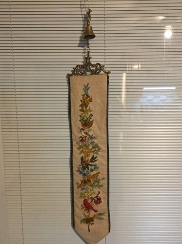 Vtg crewel embroidery - vtg,