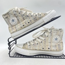 Converse Gold Silver Sequin