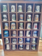 thimble collection display case