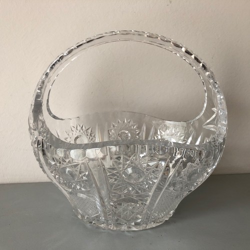 Vintage crystal cut glass - crystal,