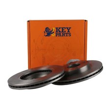 2x Brake Discs Vented For Ford