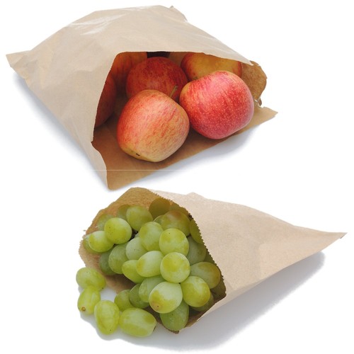 Brown white kraft paper food - brown,