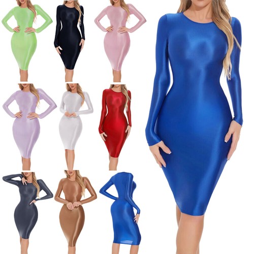 Women shiny glossy long - women's,